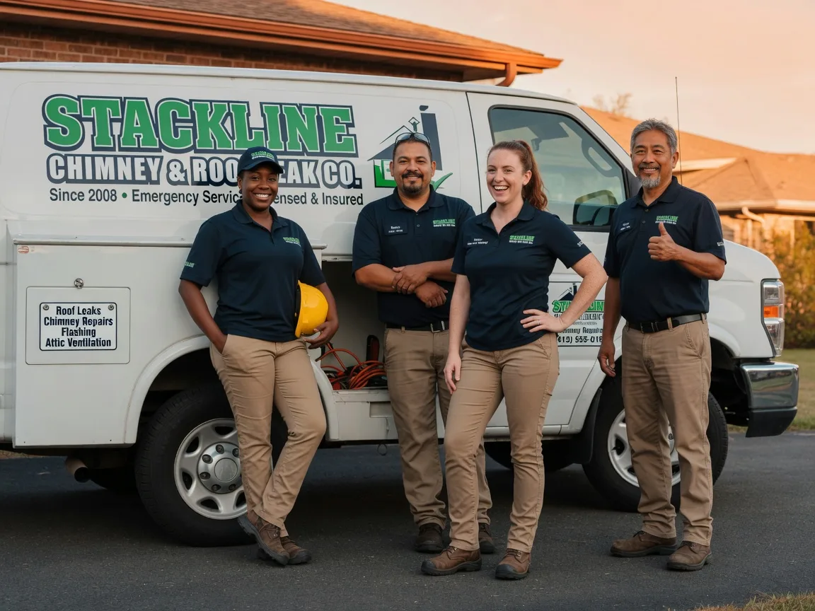 Chimney flashing repair company in Leland, IL